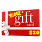 YUMZY $20 Gift Card